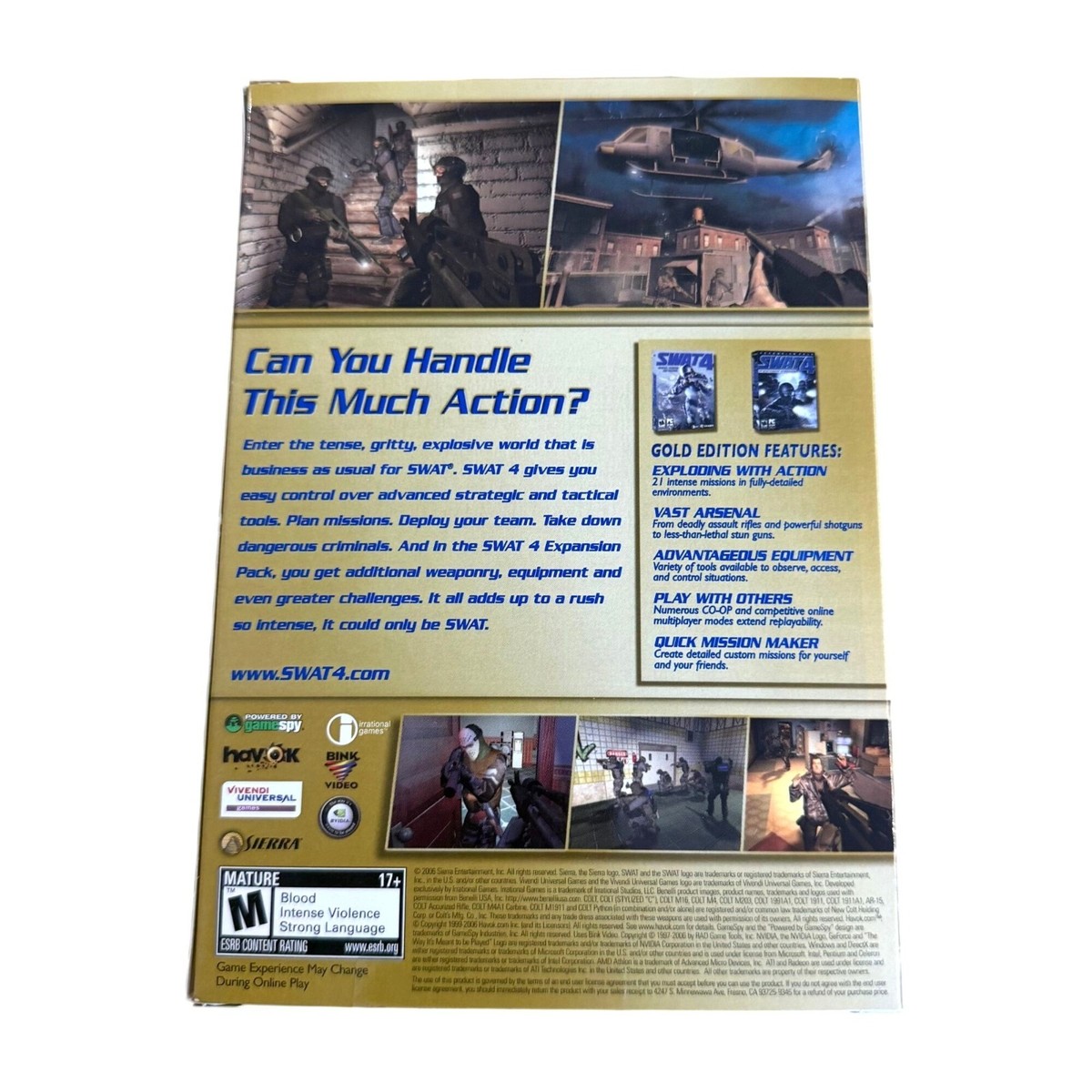SWAT 4: Gold Edition (PC, 2006) for sale online | eBay