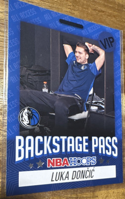 Panini 2020-21 NBA Hoops Backstage Pass Insert Luka Dončić #1 Mavericks