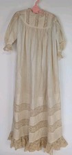 Beautiful Victorian Infant Christening Gown 34" Long