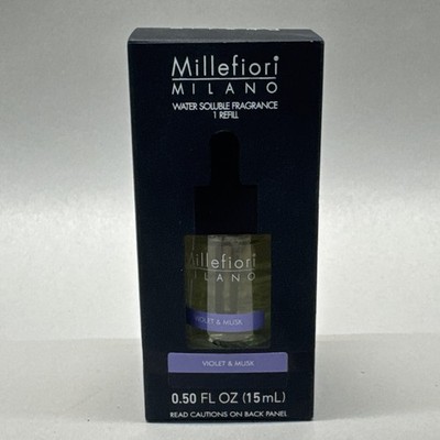 Millefiori Milano Violet & Musk Diffuser Refill (15ml) NEW DISCONTINUED
