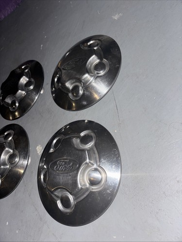 Ford Crown Victoria Police Interceptor Center Caps Hubcaps,OEM (4) Full Set P71 - Picture 3 of 8