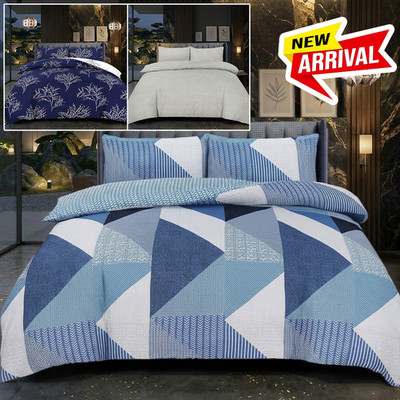 Luxus Bettdecke Quilt Cover Wende Blumen Bettwäsche Set Single Double King Size