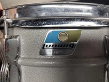 Ludwig Acrolite Snare Drum 14"x5" w/ Hardshell Case, Stand & accessories Vintage