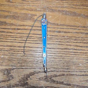 Blue Stone & Silver Torah Pointer