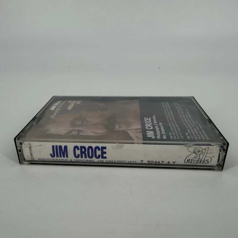 Jim Croce Photographs & Memories Greatest Hits 1974 Audio Cassette Tape - Image 3 of 4