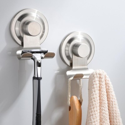 Razor Holder for Shower - 2 Pack Suction Shower Razor Holder Suction Cup Hook...