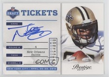 2012 Playoff Prestige NFL Draft Tickets Signatures Nick Toon #27 Auto 0f3