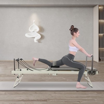 Exercise Equipment Pilates Reformer For Core Strength Foldable