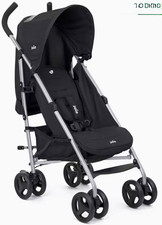 Joie Nitro Black Single Pushchair with Sun Canopy, Basket & Adjustable Back Rest