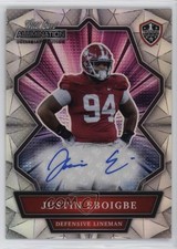 2021 Alumination NIL Collegiate Edition Silver Justin Eboigbe Auto 06xp