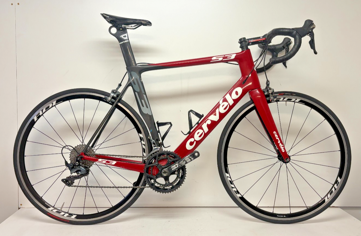 2014 Cervelo S3 54cm C-T Carbon Road Bike Ultegra 6800 ROL Race SL