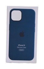 Apple iPhone 13 Genuine MagSafe Silicone Case in Abyss Blue