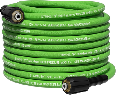 #ad #ad 40FT 3100 PSI Kink Resistant Pressure Washer Hose Universal M22 14mm Compatible $94.99
