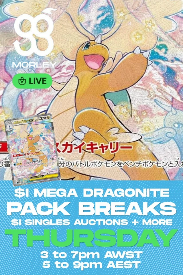 $1 Mega Dragonite + $1 Singles and Pack Breaks