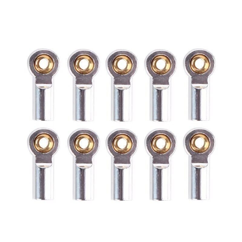 10 Stück Kugelkopf Kugelgelenk Aluminium M3 Silber Für 1/10 Crawler RC Modellbau - Bild 3 von 4