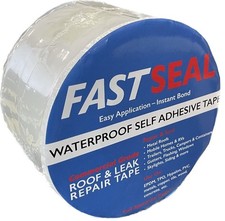 RV Roof Tape, 4" x 50' White, RV Sealant Tape for Camper Roof Repair, Trailer...