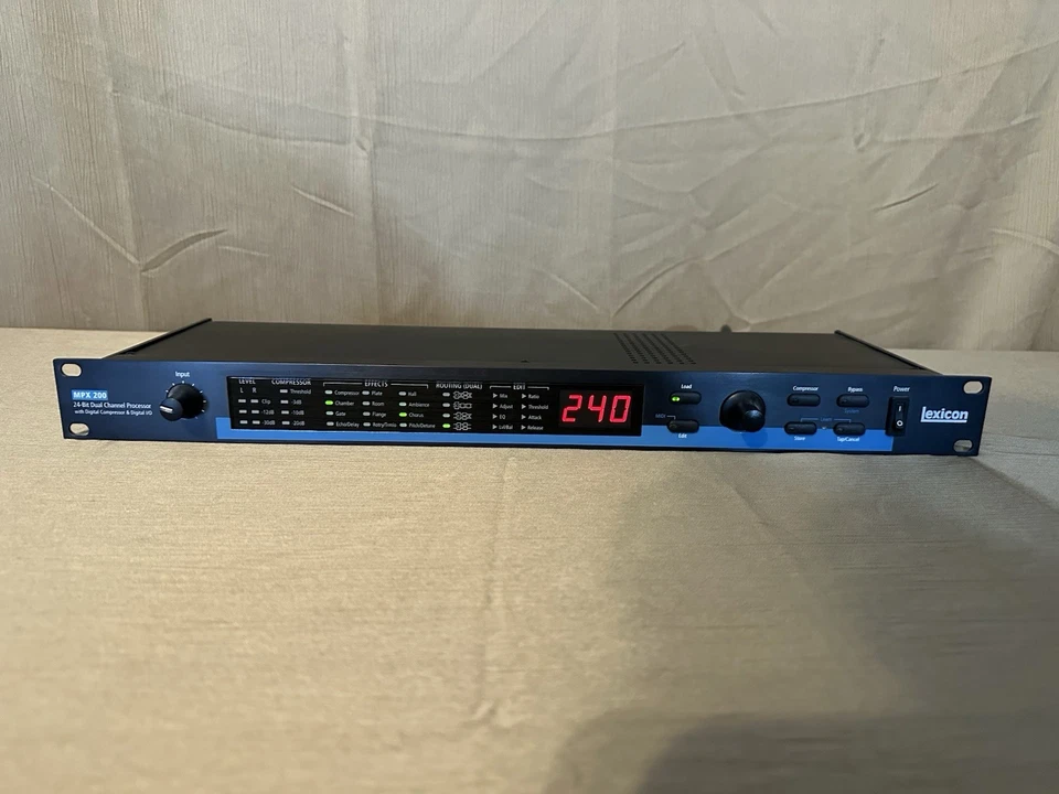 Lexicon MPX-200 Stereo Dual Effects Processor Compression Chorus Delay 24- BIT - Image 2 of 3