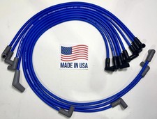 1984 Chevy Corvette 5.7l 350 Cross-fire Fuel Injection 8.5mm Usa Blue Plug Wires