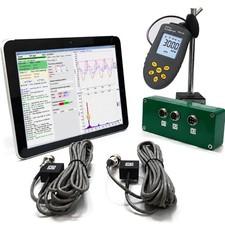 Portable Dynamic Balancer Vibration Analyzer Kit 2-plane Field Rotor Balancing Portable Dynamic Balancer Vibration Analyzer Kit 2-plane Field Rotor Balancing