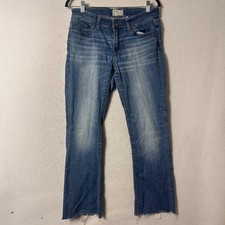 BKE Jeans 28L tall Payton Bootcut Blue Stretch Denim Western distressed