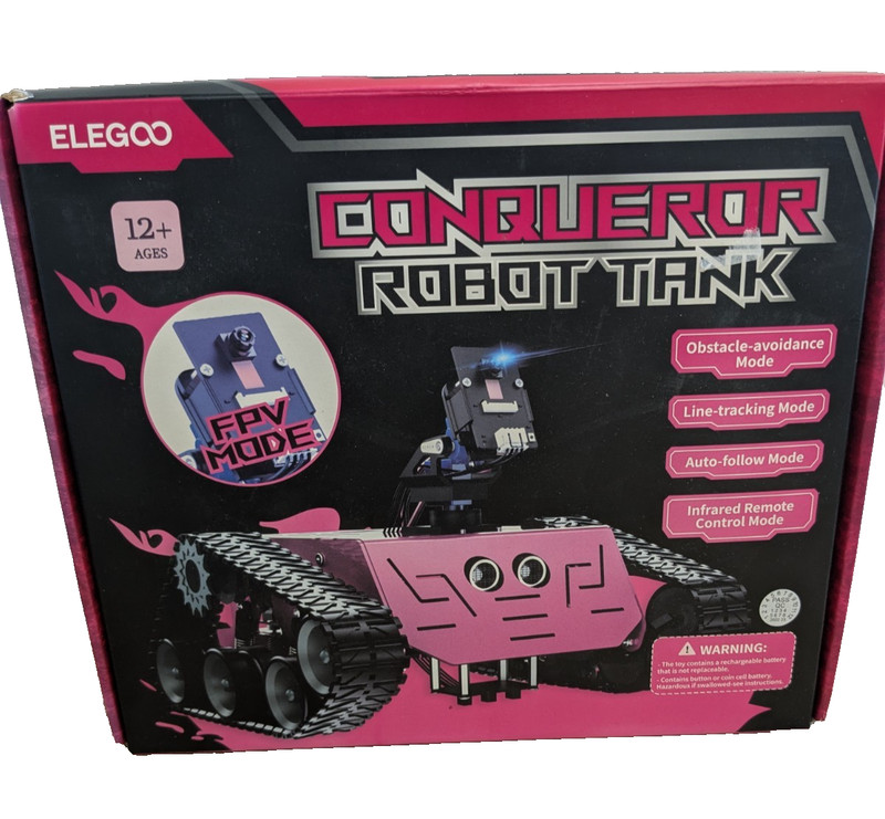 ELEGOO Conqueror Robot Tank Toy Robotic Car Kit - Mostly Sealed – Complete