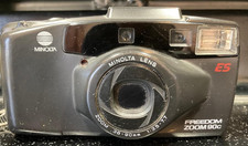 Minolta Freedom Zoom 90c Point Shoot 35mm Film Camera 38-90mm TESTED Strap
