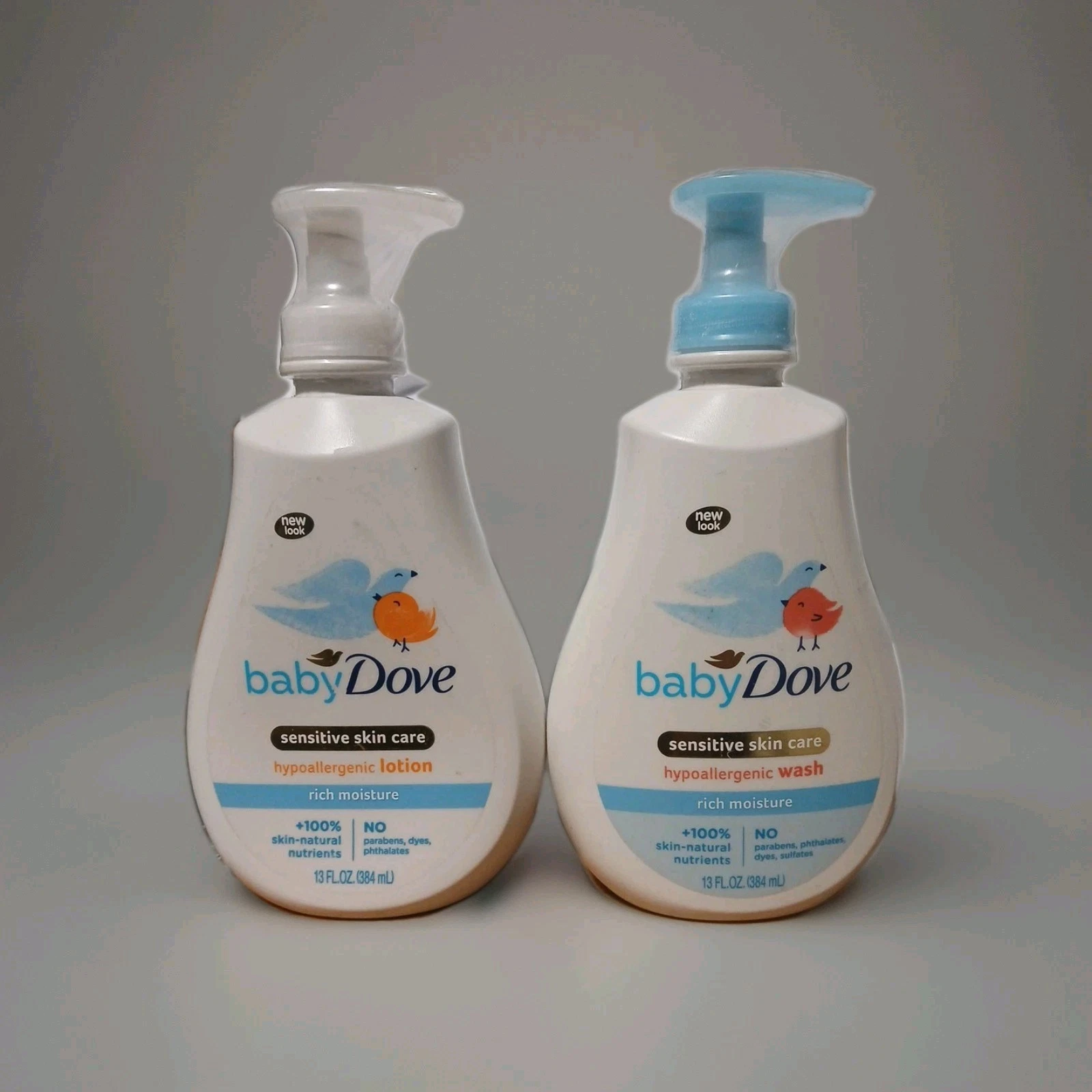 Baby Dove SENSITIVE lotion and wash.Fragrance Free HYPOALLERGENIC 13oz
Opens in a new window or tab