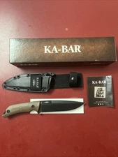Ka-Bar Jarosz Turok KNIFE 6.25" Fixed Blade Sheath KABAR Survival Hunting 7503