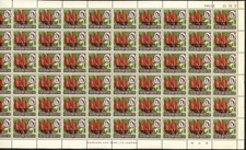 RHODESIA 1965 INDEPENDENCE 1/3 FULL SHEET  X60 STAMPS MNH.     A627