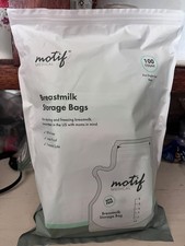 Motif Medical Breastmilk Storage Bags 6 oz, 100 Count 