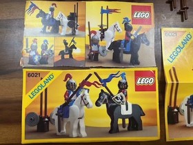 LEGO Castle 6021 Jousting Knights 37 pcs-丨With Instruction丨No box！