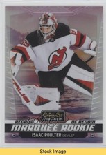 2024-25 O-Pee-Chee Platinum Marquee Rookies Sunset Isaac Poulter #240 READ 1jz3
