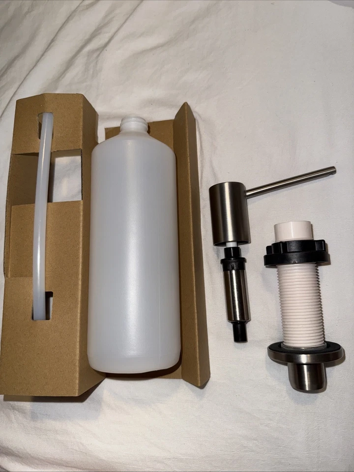 Dispensador de jabón montado en cubierta Kraus KSD-43 SFS Foto 3 de 4