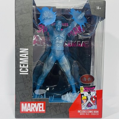 New Sealed McFarlane Toys Marvel IceMan 1/6 Scale Figure Red Platinum Edition