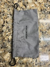 Balenciaga Dust Bag Draw String Dustbag 100 Cotton Gray 8.5x4.5  Nice