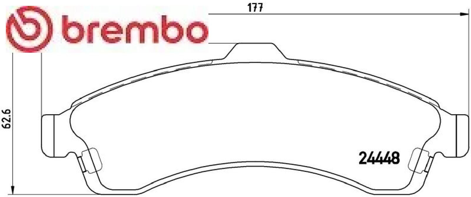 Brembo P10009 Bremsbelagsatz für Scheibenbremse Bremsbelagsatz - Bild 3