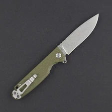 Daggerr Knives Dopey Folding Knife 2 ⅞" 8Cr14MoV Steel Blade OD Green FRN Handle