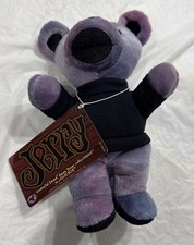 Vintage 1998 Grateful Dead Bean Bear Jerry Garcia Liquid Blue 7" Plush Teddy