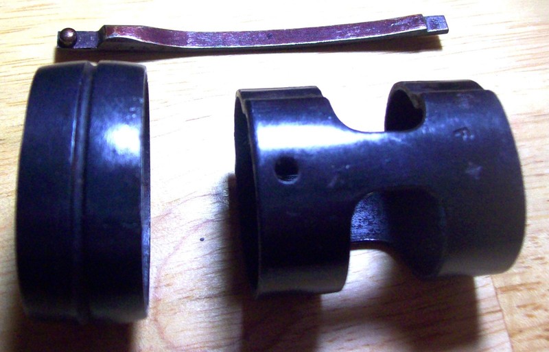 WW2 GERMAN K98 98K  MAUSER FRONT & REAR BARREL BANDS  & BANDSPRING