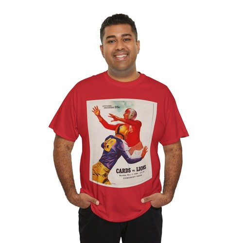 Camiseta de fútbol americano Detroit Lions Vs Cardinals programa oficial 1948 arte deportivo - Imagen 16 de 25