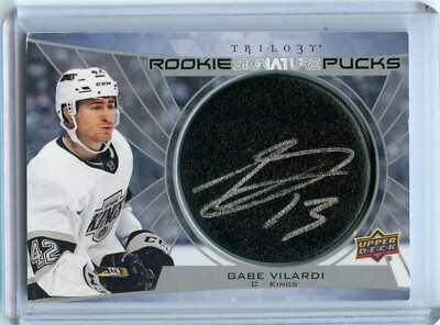  2020-21 Upper Deck Trilogy Rookie Signature Pucks #RSP-GV Gabe Vilardi C
