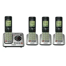 NEW VTech CS6629-4 4-Handset DECT 6.0 Cordless Phone w Answering System & Call