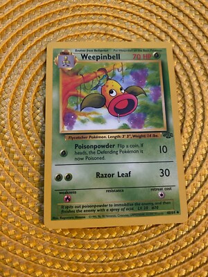 pokemon weepinbell card Pokmon Card Game Weepinbell