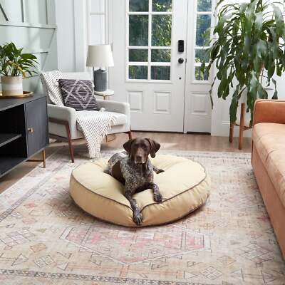 Scout Deluxe Round Microfiber Pillow Dog Bed