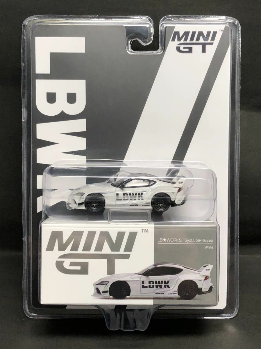 MINI GT LB☆WORKS トヨタ GR スープラ ホワイト MINI GT LB☆WORKS
