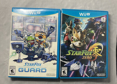 Star Fox Zero + Star Fox Guard (Wii U, 2016) Two Games Included