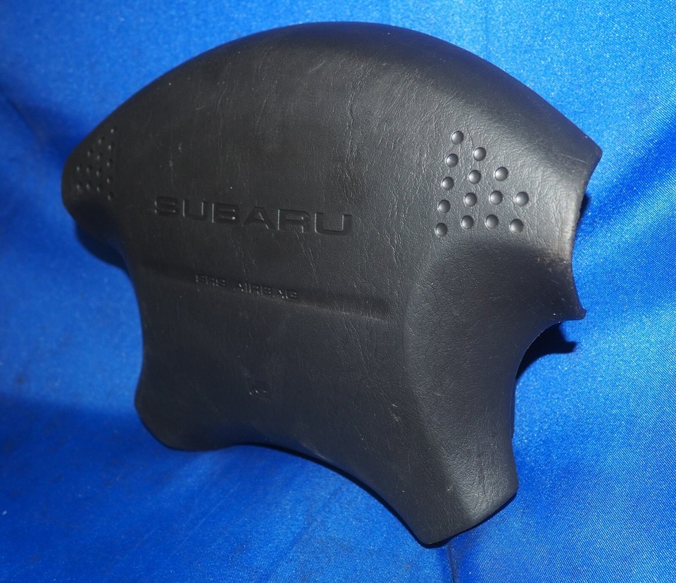 1998 1999 Subaru Legacy Driver Left Steering Wheel Air Bag Black W