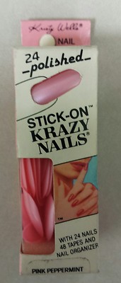 Vintage Stick - On Nails! Pack of 24 Krazy Nails! Unique old retro items! NICE! 