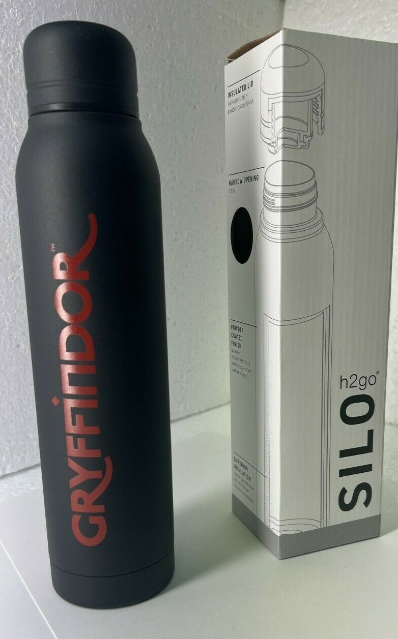 Botella de acero inoxidable Harry Potter Wizarding World Gryffindor 16,9 oz ¡OFICIAL!!