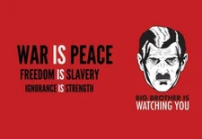 BIG BROTHER IS WATCHING YOU Classic PICTURE POSTER PHOTO PRINT 1984 Orwell